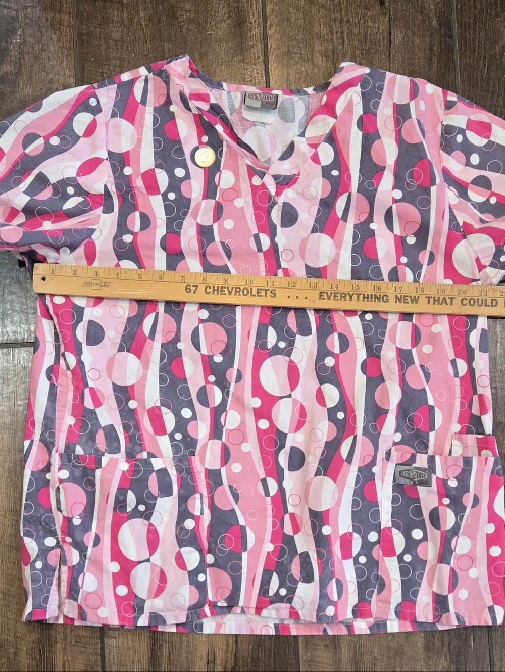 Scrub Top Size L